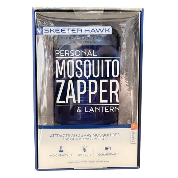 Skeeter Hawk Rechargeable Personal Mosquito Zapper & Lantern New Sealed - Picture 1 of 6